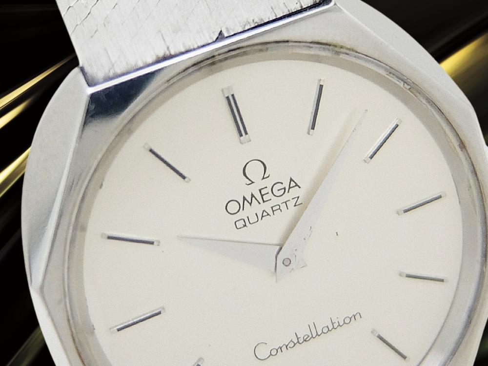 Omega Constellation Ref. 191.0012 Cal. 1330 SS Octagon Design Silver Dial Integrated Bracelet Quartz Used