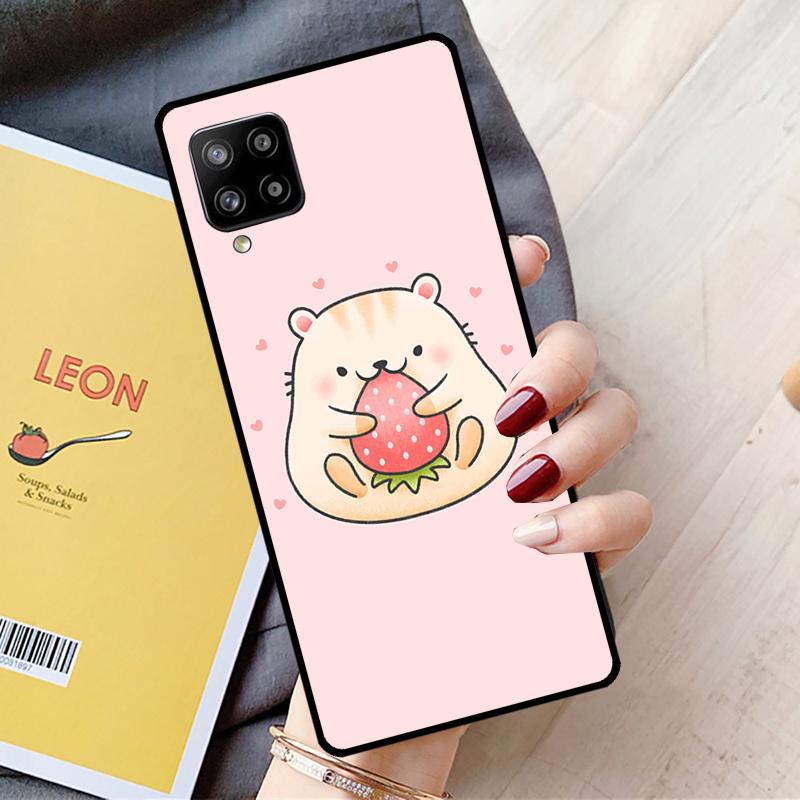 Rabbit mouse Hamster For Samsung Galaxy A15 A35 A55 A36 A56 A26 A16 A22 A32 A52 A54 A34 A53 A33 A13 A06 A05 Case