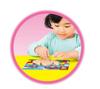 AGATSUMA Anpanman Genius Brain Puzzle W135×H135×D28mm