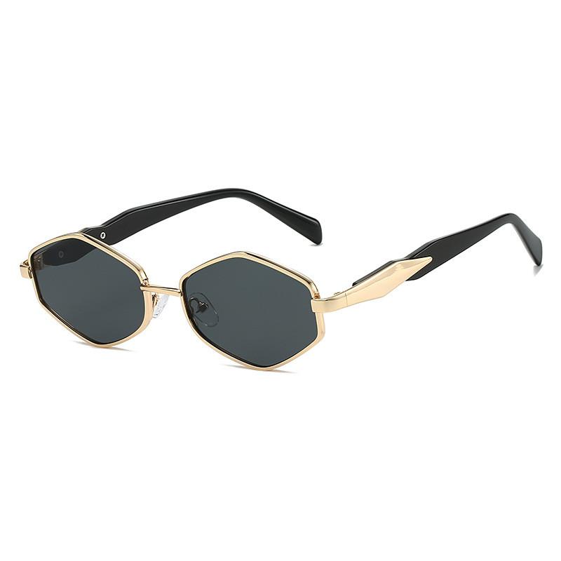 Geometric Hexagon Sunglasses For Women With Uv400 Protection Fashion Outdoor Travel