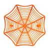 Halloween Candy Basket Spider Web Design Snacks Fruits Bowl Biscuit Packaging Basket Decoration Halloween Party Supplies