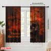 2pcs,2D Plane Printing Contemporary Curtains Skull (3) Versatile 100% Polyester (without Rod) Room Decor for Bedroom Living Room