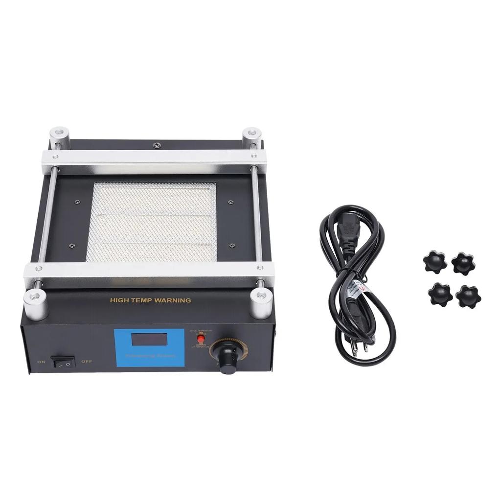 Handheld Preheating Rework Station 450W 110V Infrared Hot Plate for BGA PCB Repair Lab