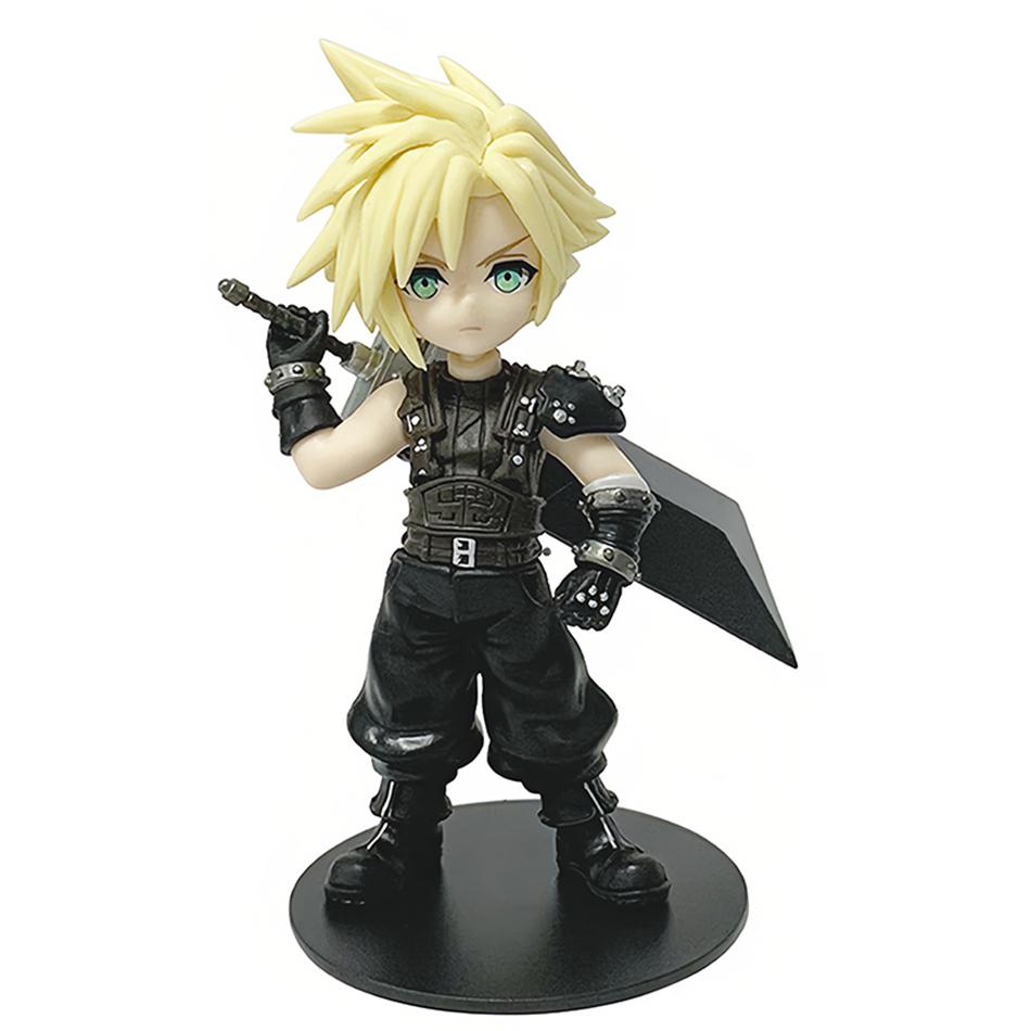 Fantasy 7 Anime Version Q Personnage Tifazak Scroud Alice Modèle en PVC Fait Main Produit Dérivé d'Anime Modèle de Dessin Animé Jouet pour Enfants Cadeau