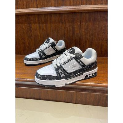 Zomer herenschoenen nieuwe casual schoenen zachte zool kleurmatching sportschoenen trend lage top ademend antislip board schoenen
