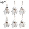 Halloween Ghost Hanging Pendant 1/6/12Pcs Portable Ornament for Travel Halloween Party Home Decoration