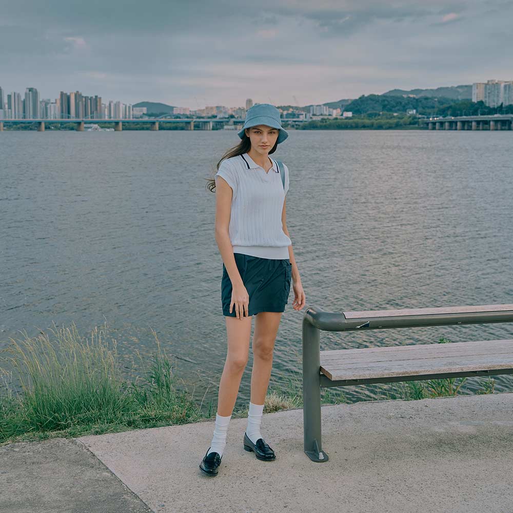 BROMPTON LONDON 1975 Denim Bucket Hat - L/Blue (P245Aha205)