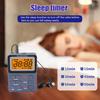 Mini Portable AM FM Pocket Radio Equipped Stereo Earphones Auto Preset Stations Key Lock & Sleep Timer Battery Operated for Running Camping Outdoor