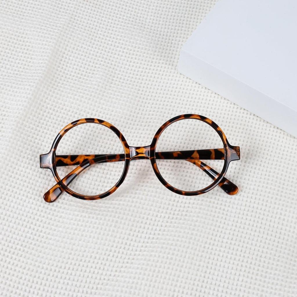 Korean-Style Fashionable Round Frame Decorative Glasses for Kids - No Lenses, Unisex Trendy Glasses for Boys and Girls