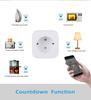 Tuya WiFi Smart Socket 16A/20A with Power Metering, Supports Alice, Remote Control Via Mobile APP, European Standard Plug.
