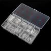 500-Piece Transparent & Natural/French White Nail Tips – Full & Half Cover