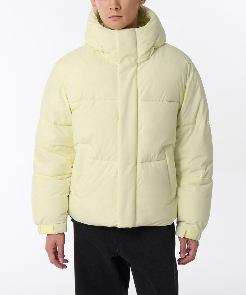 Musinsa Standard Daily Puffer Hooded Short Padded Jacket [Lemon]