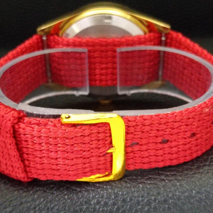 REFURBISHED AUTOMATIC CITIZEN 8200 JAPAN MENS ARABIC RED DIAL WATCH a427232-2 QRL-a427232