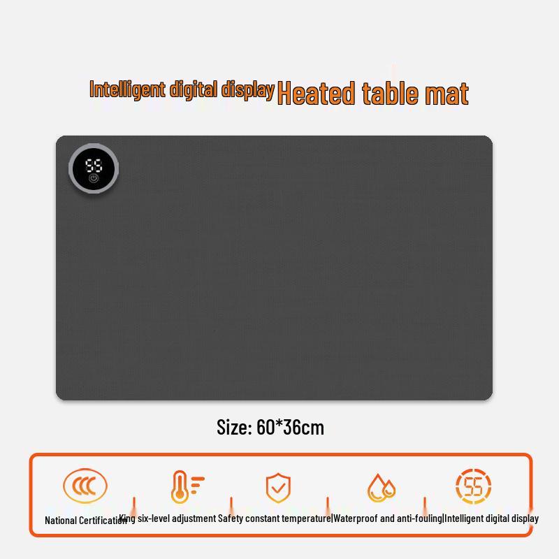 Electric Heating Desk Pad - Warm Mouse Pad for Office & Student Use