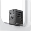 Ładowarka Sieciowa Usams Travel Adapter  Cc310 3Xusb-C 70W 4W1 Us/Au/Eu/Uk Czarny