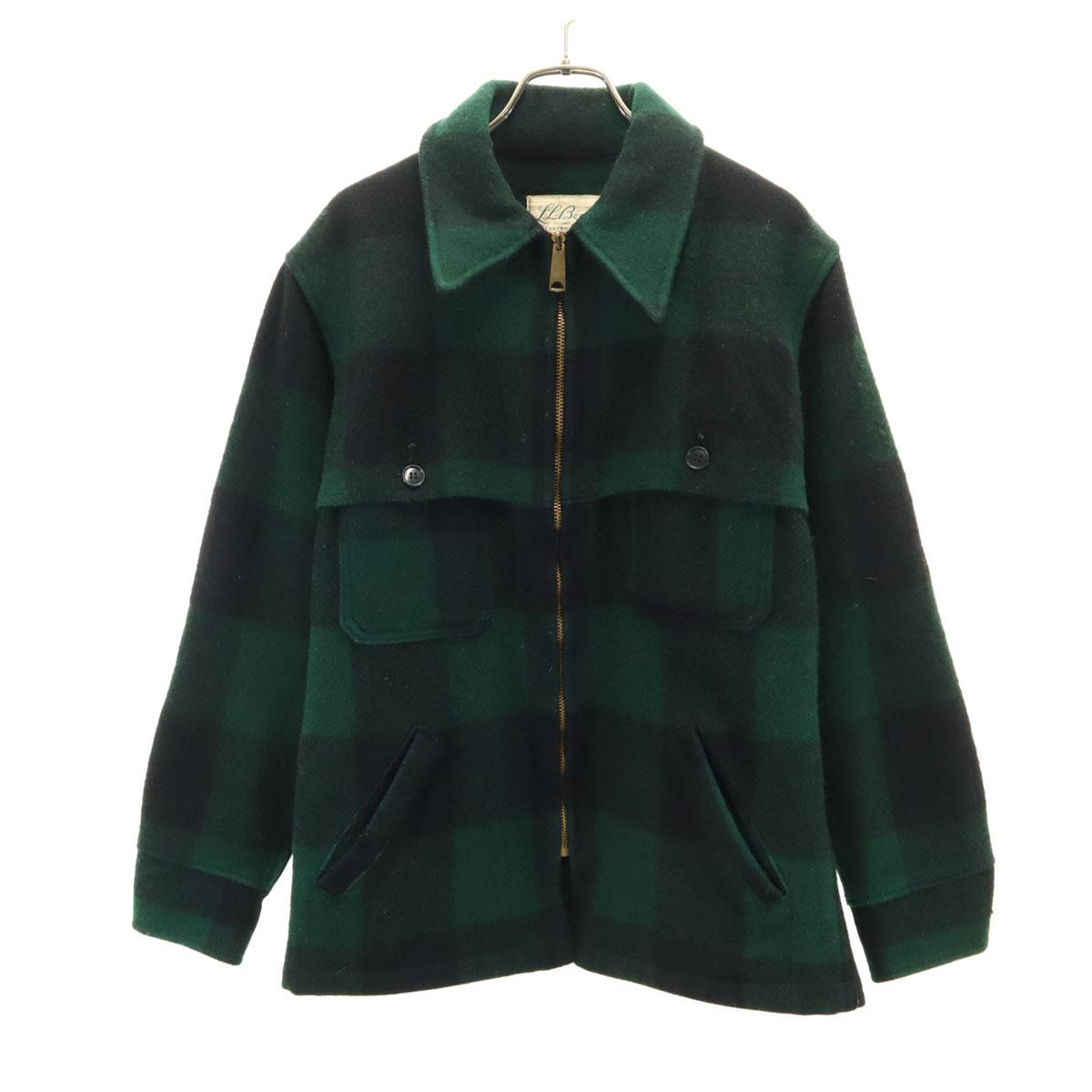 

L.L.Bean 70s Vintage Cursive Tag Zip jacket M Green system Men s Used