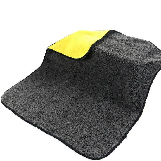 30x60cm Coral Velvet Double Sided Absorbent Car Wash Clean Towel Drying Cloth