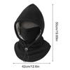 Winter Hood Hat Windproof Breathable Adjustable Drawstring Warmer Winter Hood Hat For Cold Weather Cycling Outdoor Work Hiking