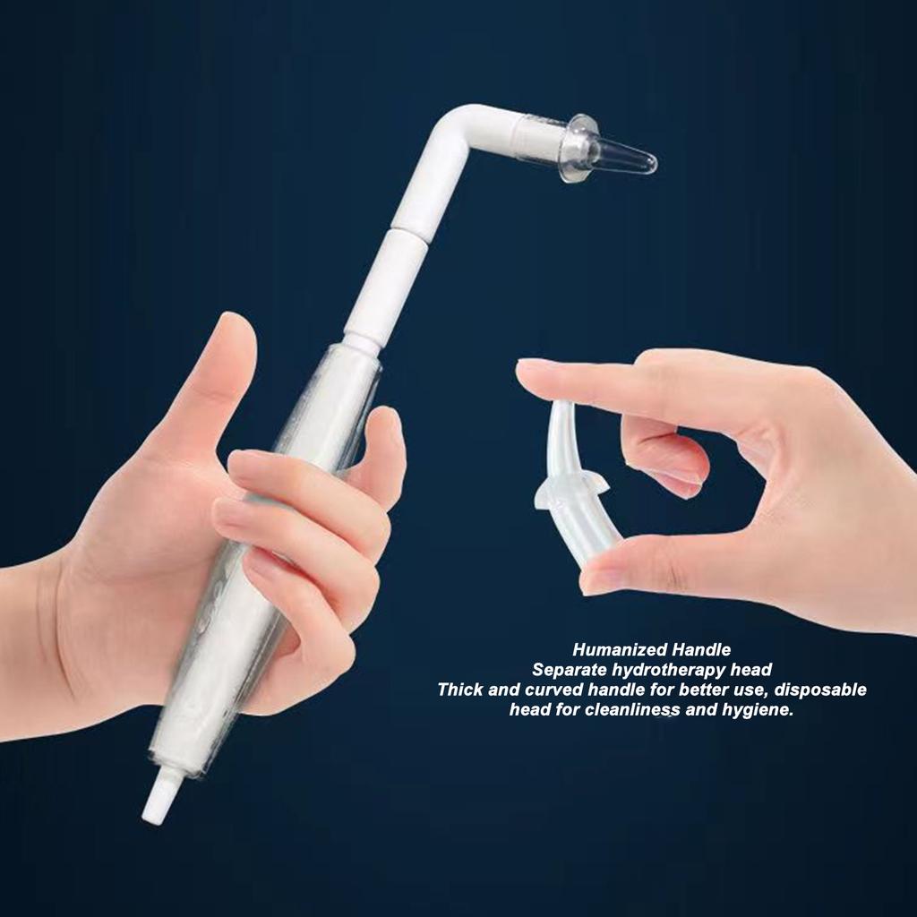 10 Pcs Enema Nozzle Tips Silicone Washable 8mm Inner Diameter Private Flushes Soft Enema Replacement Nozzle Tips