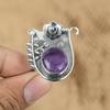 Mothers day Deal African Amethyst Gemstone 925 Sterling Silver Flower Wife Ring