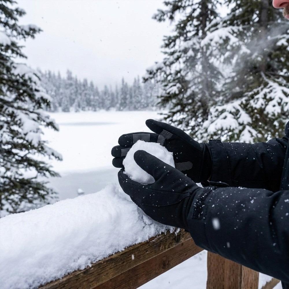Full Finger Thermal Cycling Gloves Waterproof Ski Gloves Winter Touchscreen Gloves Daily