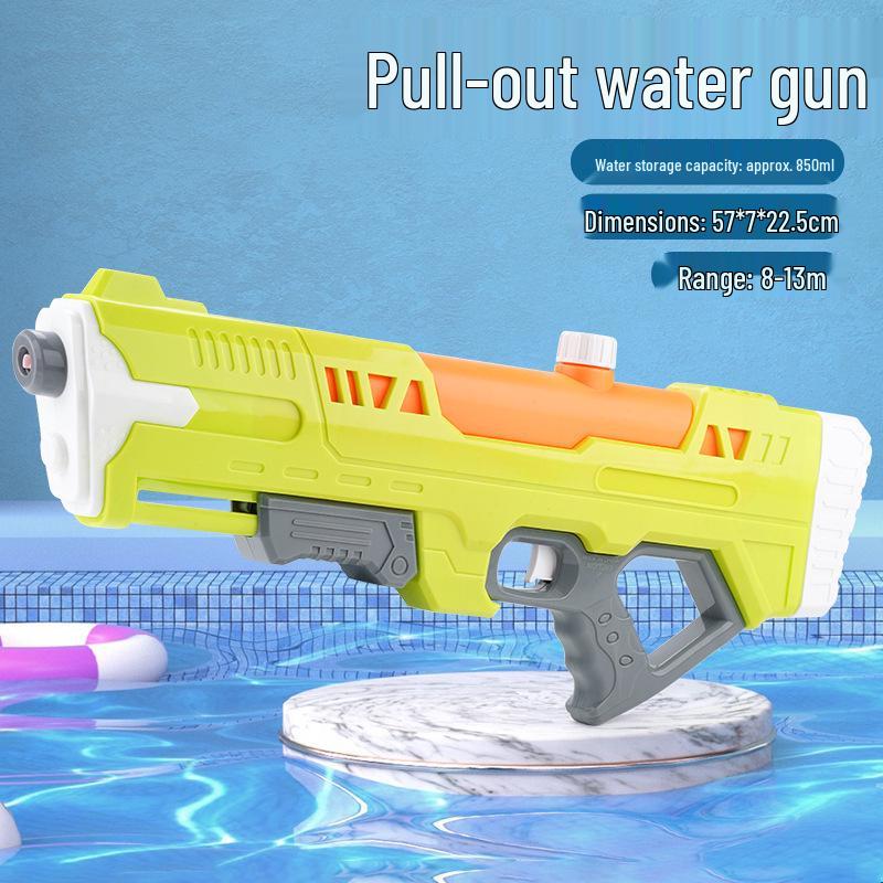 High-Capacity Summer Water Gun for Kids - Pull-Out Sprayer for Beach and Splash Party Fun