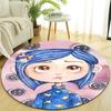 1pc Coraline Design Printed Area Round Carpet for Bedroom Living Room Home Decor Rugs Mat Non Slip Mat Rug for Bedside