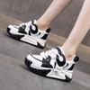 Dad shoes black and white inner height increase 2025 autumn new platform women's casual fashion versatile little white sports shoes trendy shoes