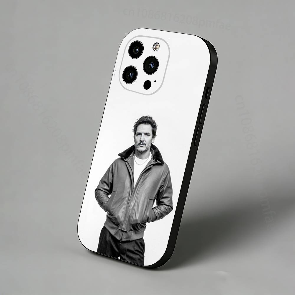 P-Pedro Pascal Phone Case For iPhone 16,15,14,13,12,11 Pro,Max,Plus,X,XS,XR,SE,Mini Transparent Silicone Soft iPhone16e