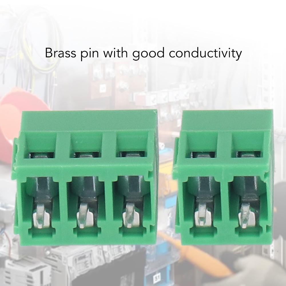 80 BUC KF128 2P 3P Bloc Terminal cu Șurub Pas 5mm Conector Terminal de Cablare Proiecte Electrice
