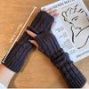 Sleeves Winter Warm Long Sleeves Wrist Half Finger Design Touch Screen Fashion Decorative Clothing Accessories