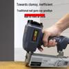 Gaobao Pneumatic Nail Gun F30 for Woodworking and Decoration with Continuous Firing Capability.