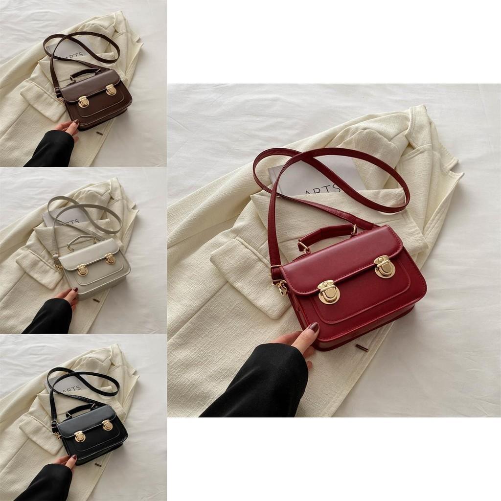 Retro Small Bag 2024 New Trendy Women's Bag Summer Casual Fashionable Simple Crossbody Handheld Box Bag