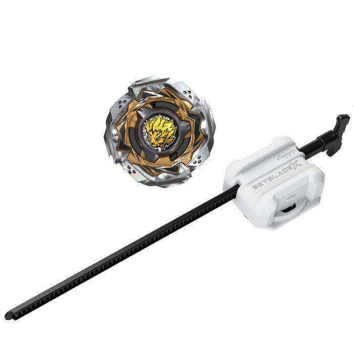 Beyblade X Starter Pack Fang Leon T 4-60U CX, toupie Takara Tomy de type équilibre, toupies de compétition, des 8 ans