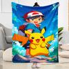 Pikachu Trainer Celebration Blanket Soft & Cozy Perfect for Office Bedding Livingroom for All Seasons Modern Unique Gift for Family and Friends Campin