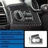 6Pcs Carbon Fiber Headlight Switch Panel Trim Sticker For BMW Z4 E85 E86 2003-08