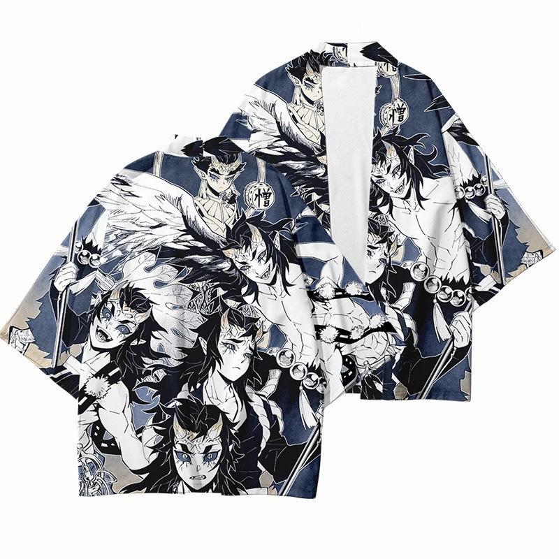 Sun Man Ghost Destroyer Blade Kimono Cloak Couple Casual Jacket 3D Digital Printing Cardigan Sunscreen Clothing