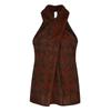 Camisola de talla grande para mujer, camiseta informal de verano, chaleco con estampado a rayas