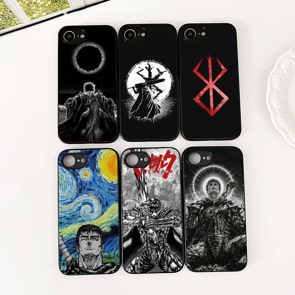 Berserk Comics Guts Silicone Cover for Apple iPhone 17 12 13 Pro Max Mini ProMax 7 + 8 Plus Air 8+ Coque Phone Case