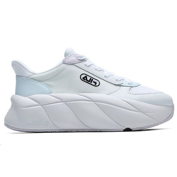 FILA Gelato Fabric Non-Slip Shock Absorbing Durable Low-Top Dad Shoes Women sneakers Cloud-Gray F12W124211FWG