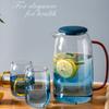 1400ml Glass Teapot Chinese Kung Fu Tea Set Explosion-proof Kettle Heat-resistant Household Cold Water Juice Jug