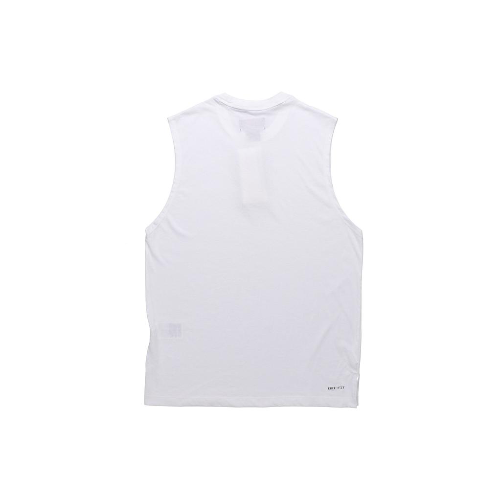 Air Jordan Training Quick-Dry Knitted Tank Top Men Tops White DC3237-100