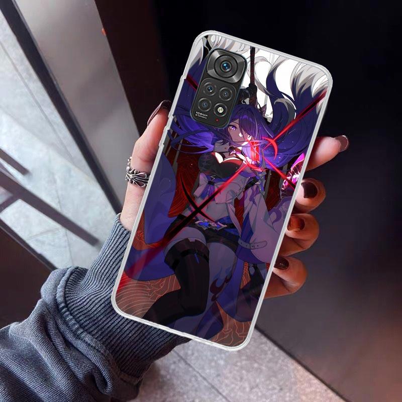 Honkai Star Rail Acheron Phone Case For Xiaomi Redmi Note 10 11 12 13 14 15 Pro Plus 11S 12S 14S 11T 11E 10S Soft TPU Back Cover