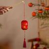 Mini DIY Assembly New Year Lantern Red Glow Chinese Lanterns Lantern-shaped Pendant Wedding Festival Home Party Decoration