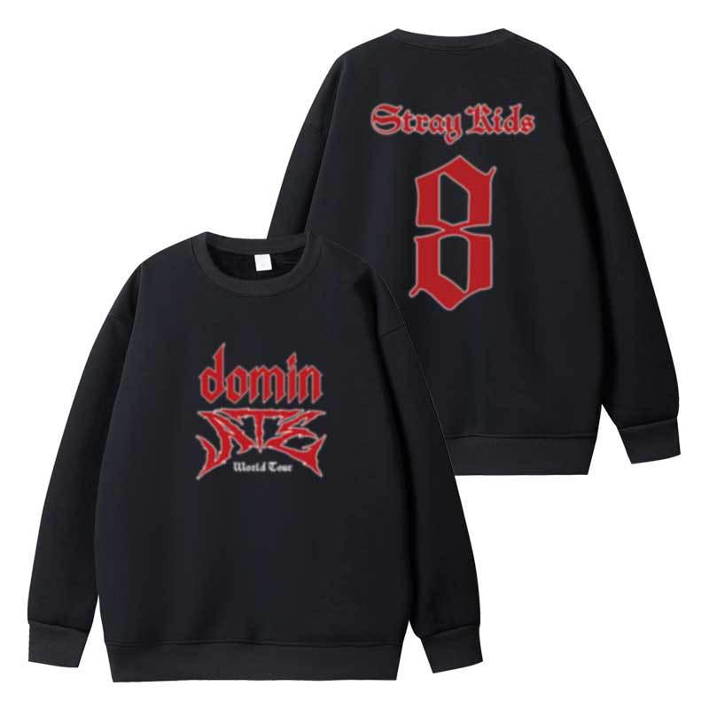 Stray Kids 2024 Tour "domiNATE" K-Pop Fleece-Hoodie
