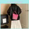2023 New Simple And Versatile Chain Shoulder Crossbody Canvas Bucket Bag For Women