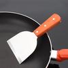 Stainless Steel Teppanyaki Pancake Shovel with Wooden Handle