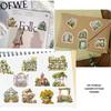 50Pcs Flower Field Cottage Cartoon Stickers Diy Scrapbooking Guitar Snowboard Motorcycle Luggage Pet Sticker