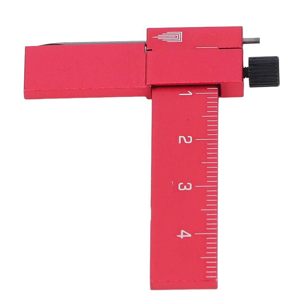 Model Equidistant Parallel Scriber Adjustable Isometric Scribing Ruler Model Carving Line Tool Red