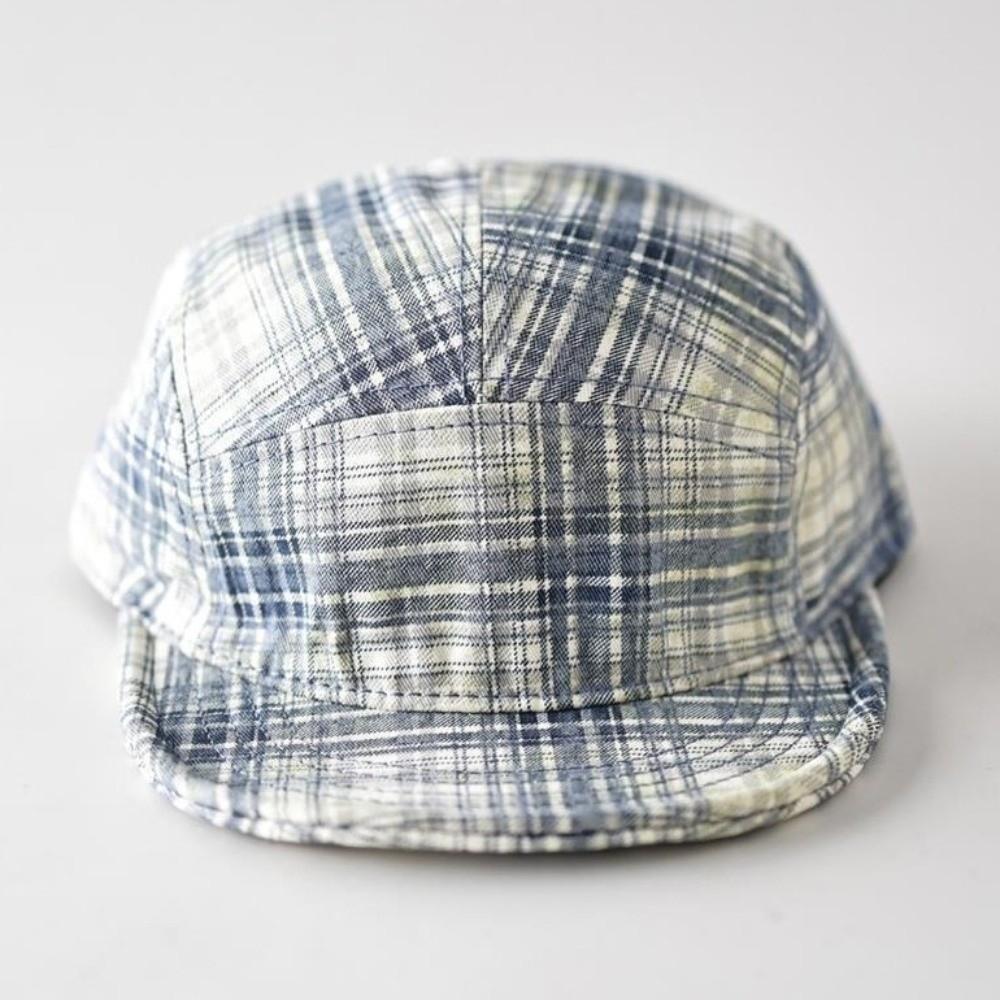 Breathable Baseball Hats Retro Plaid Sunshade Hats Fashionable Peaked Caps Women